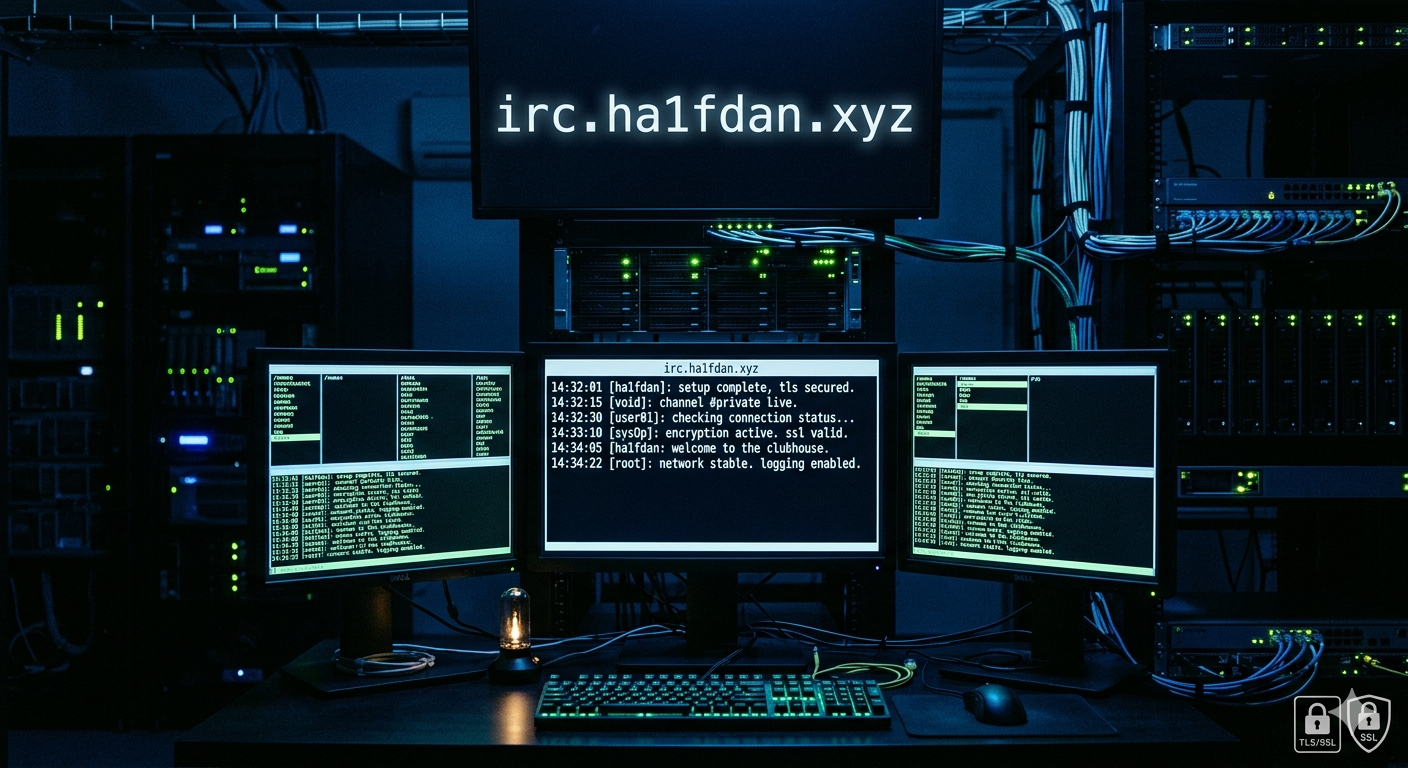 Featured image of post Hosting a Ergo IRC Server